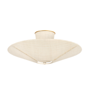Plafonnier semi-encastré en fer feuille d'or 52x22cm Salisbury Mills - Hudson Valley Lighting