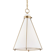 Suspension en acier laiton vieilli 39x56cm Eldridge - Hudson Valley Lighting