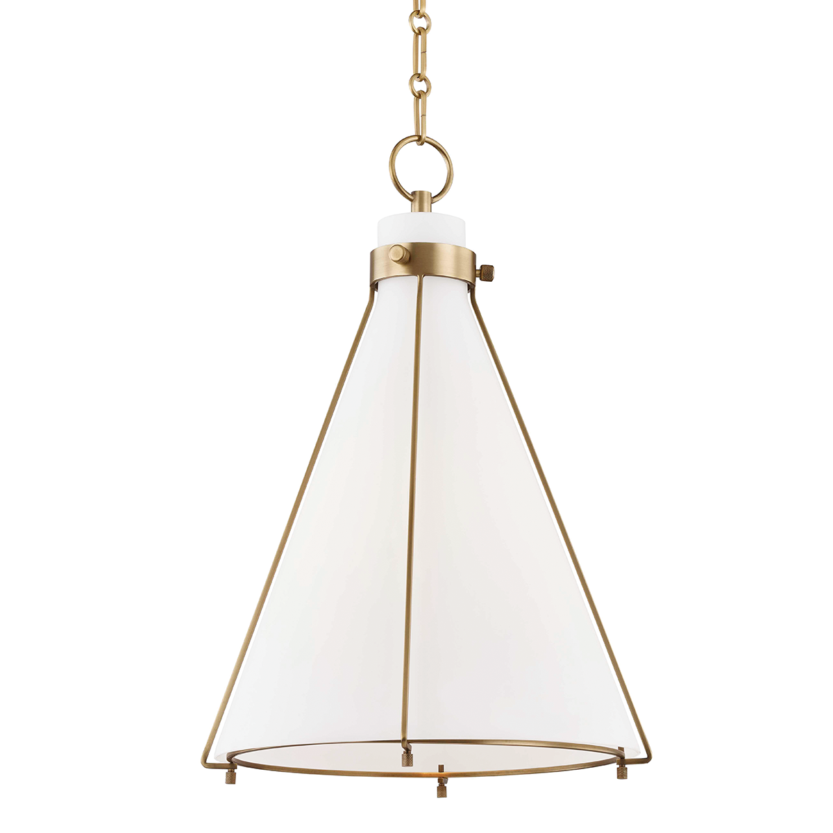 Suspension en acier laiton vieilli 39x56cm Eldridge - Hudson Valley Lighting