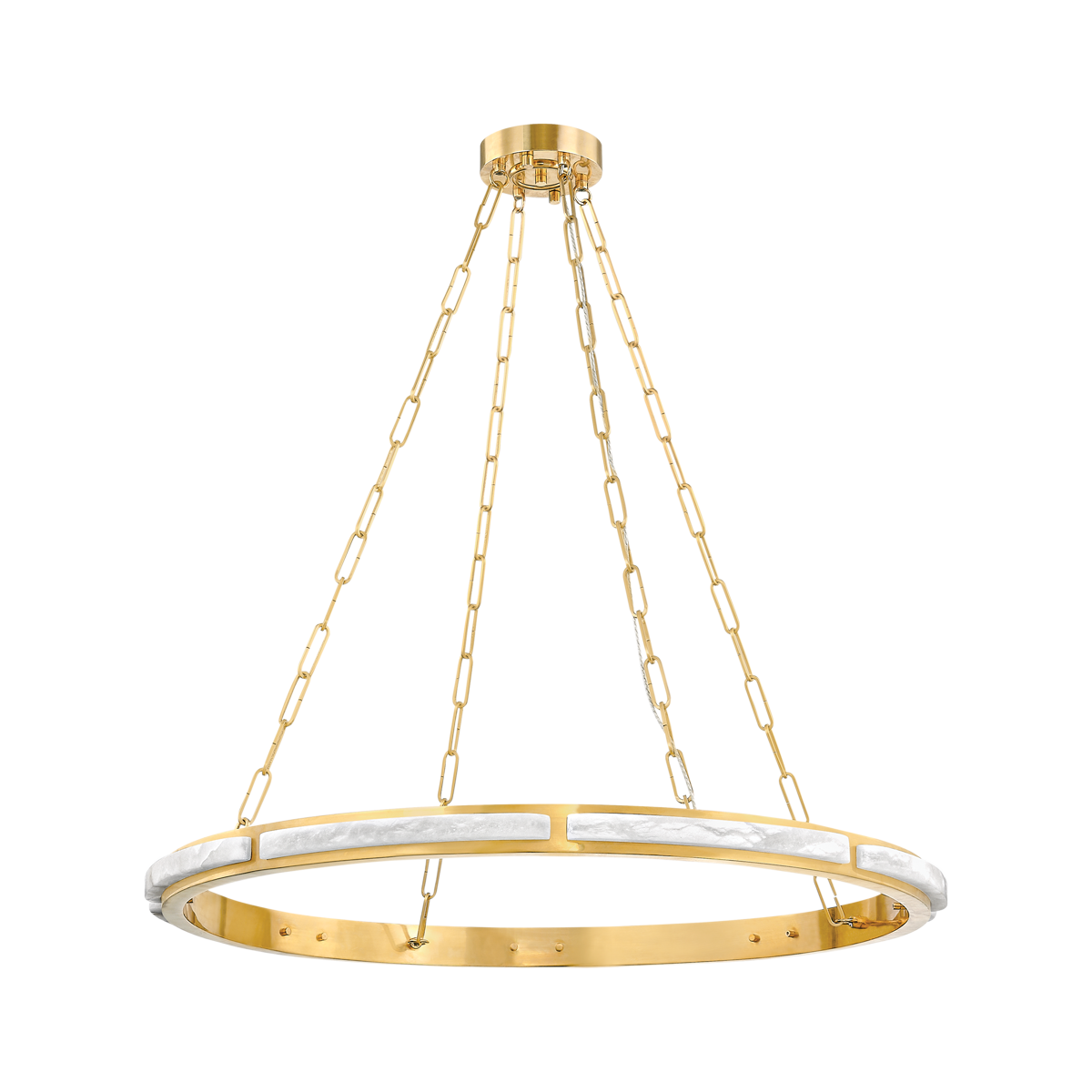Suspension en laiton laiton vieilli 91x5cm Wingate - Hudson Valley Lighting