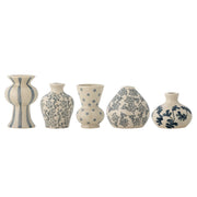 5 Vasi in Gres Blu Quinto - Bloomingville