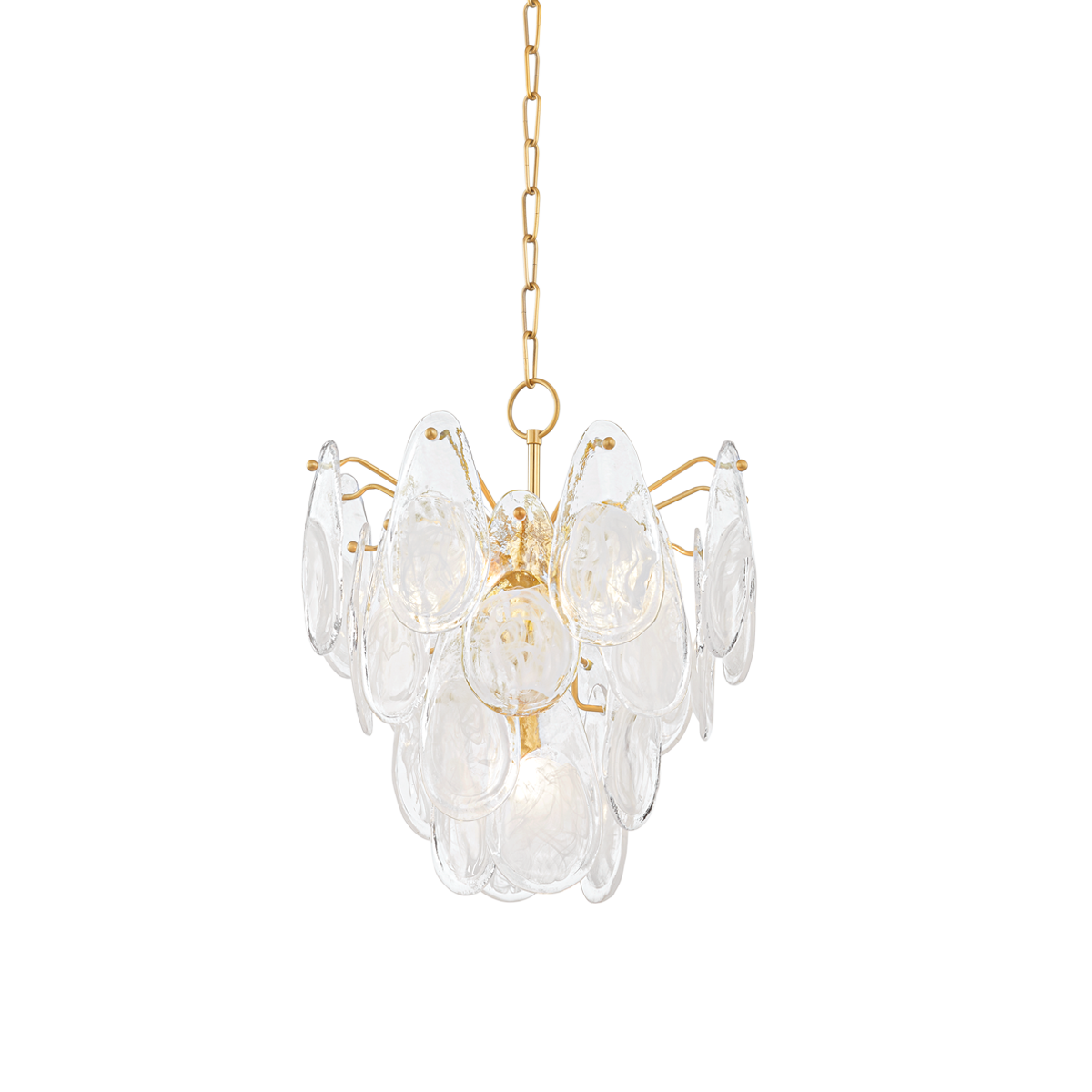 Suspension en acier laiton vieilli 46x51cm Darcia - Hudson Valley Lighting
