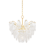 Suspension en acier laiton vieilli 61x62cm Darcia - Hudson Valley Lighting