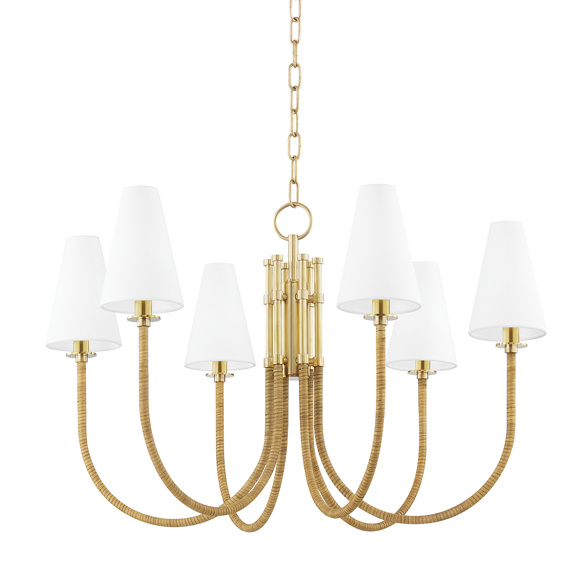 Suspension en laiton laiton vieilli 81x51cm Ripley - Hudson Valley Lighting