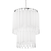 Suspension en acier nickel poli 60x91cm Tyrell - Hudson Valley Lighting