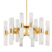 Suspension en acier laiton vieilli 96x63cm Stowe - Hudson Valley Lighting
