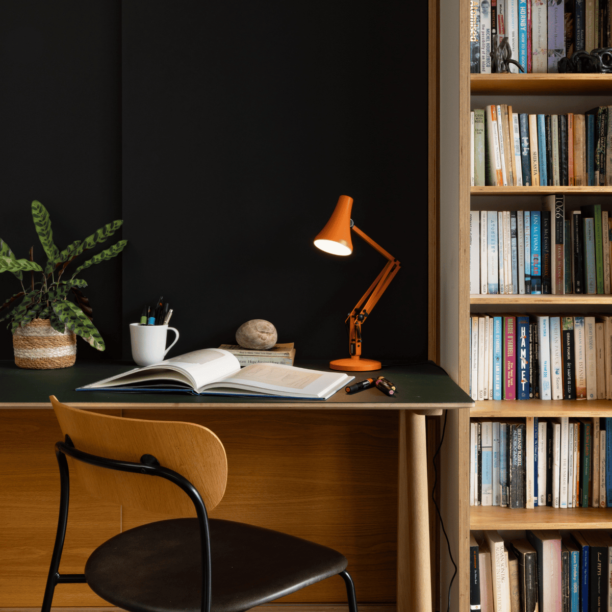 Lampe de bureau en aluminium orange sunburnt Mini mini 90 - Anglepoise