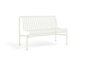 Banc de jardin sans accoudoir en métal crème Palissade - HAY
