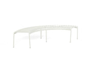 Set de 2 bancs de jardin à 6 pieds en métal vert crème Palissade - HAY