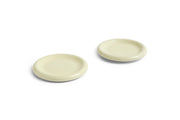 2 assiettes en terre cuite vert pistache 18 cm Barro - Hay