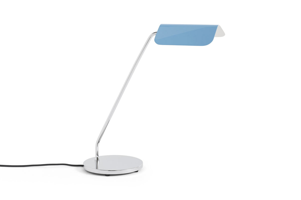 Lampe de bureau en acier bleu clair 38cm Apex - HAY