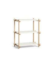 Étagère en chêne blanc amande 75,5x44,5x85,5 cm Woody - HAY