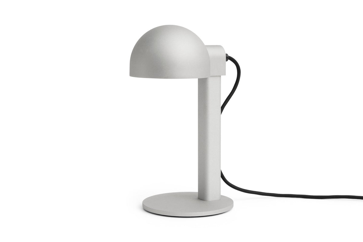 Lampe de table en métal gris argenté 14x17x28cm Posto - Hay