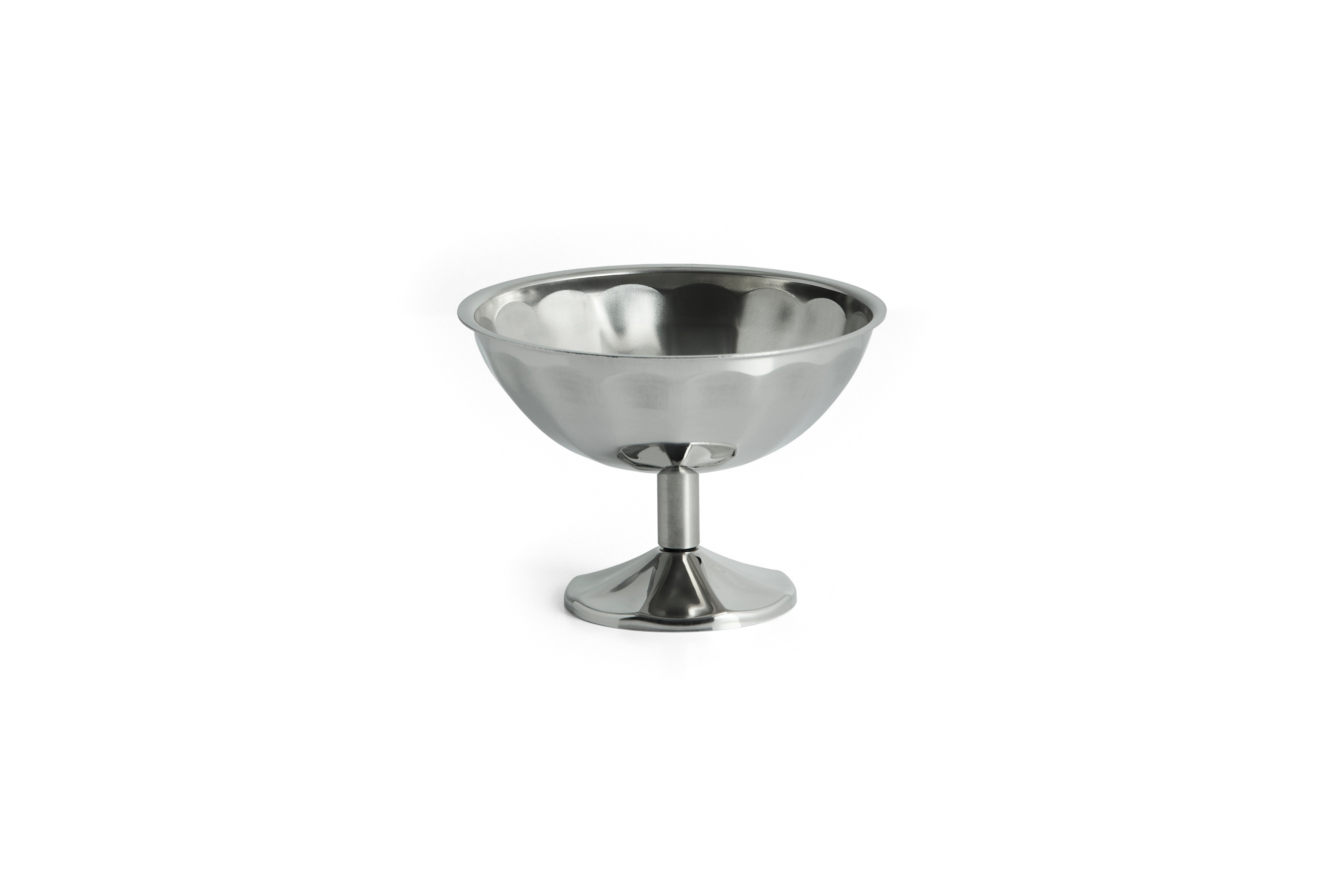 Coupe à dessert en acier chromé 12x8cm Italian - HAY