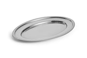 Plateau ovale en acier inoxydable 24x37cm Essentiel - Hay