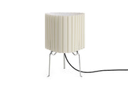 Lampe de table en tissu blanc cassé 24x37cm Canelé 370 - Hay