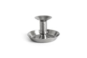 Bougeoir en acier inoxydable brossé mat 11x7,2cm Evasé - Hay