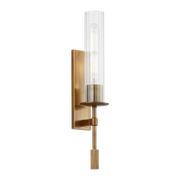 Wall sconce in steel with patinated brass 7x47cm Elton - Troy Lighting