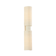 Applique murale en textile feuille d'or ancienne 10x62cm Ashton - Troy Lighting