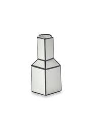 Vaso in porcellana bianco e nero 6,3x12cm Carte Blanche - Serax