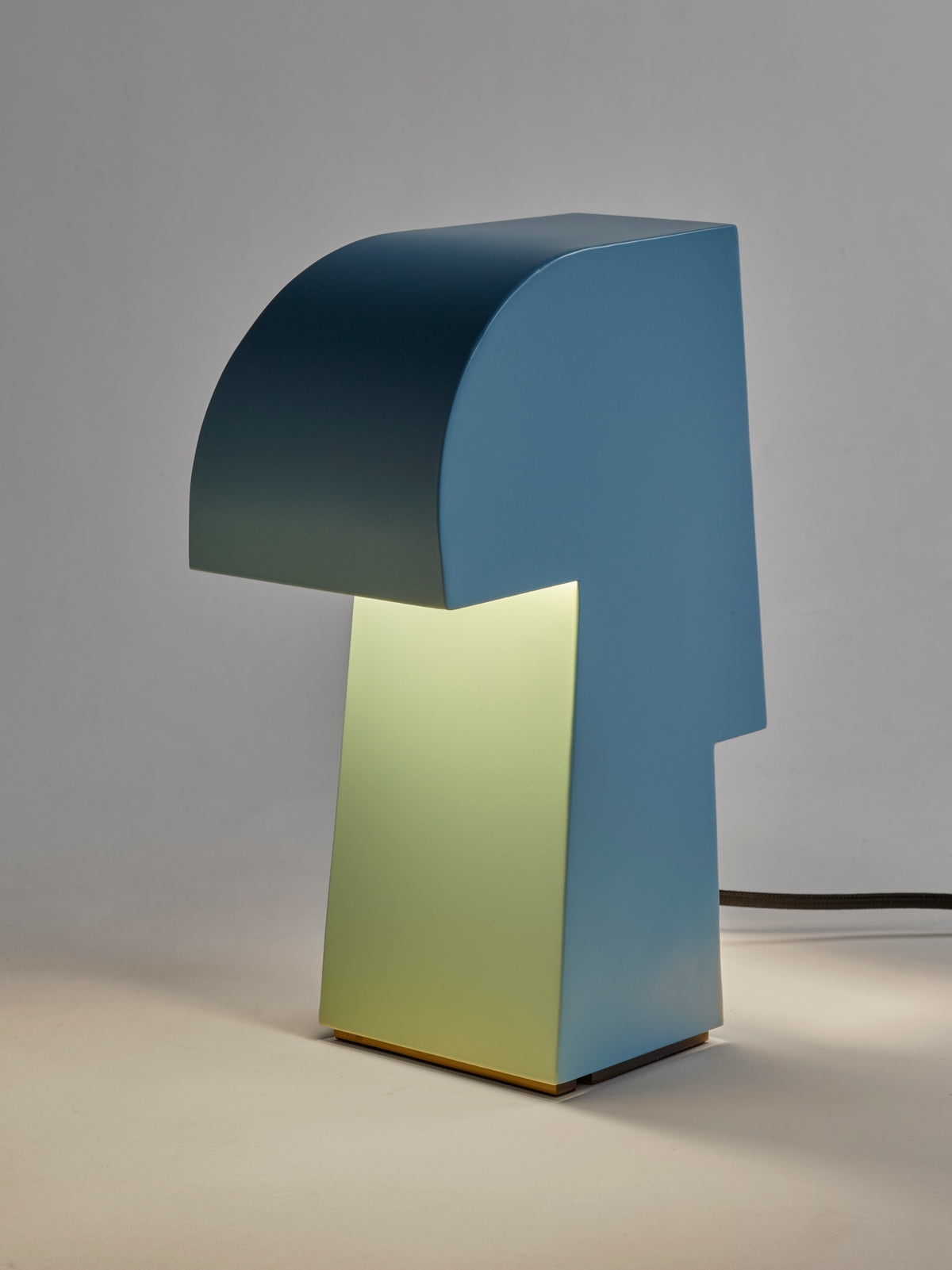 Blue steel table lamp 27cm Nizou - Serax