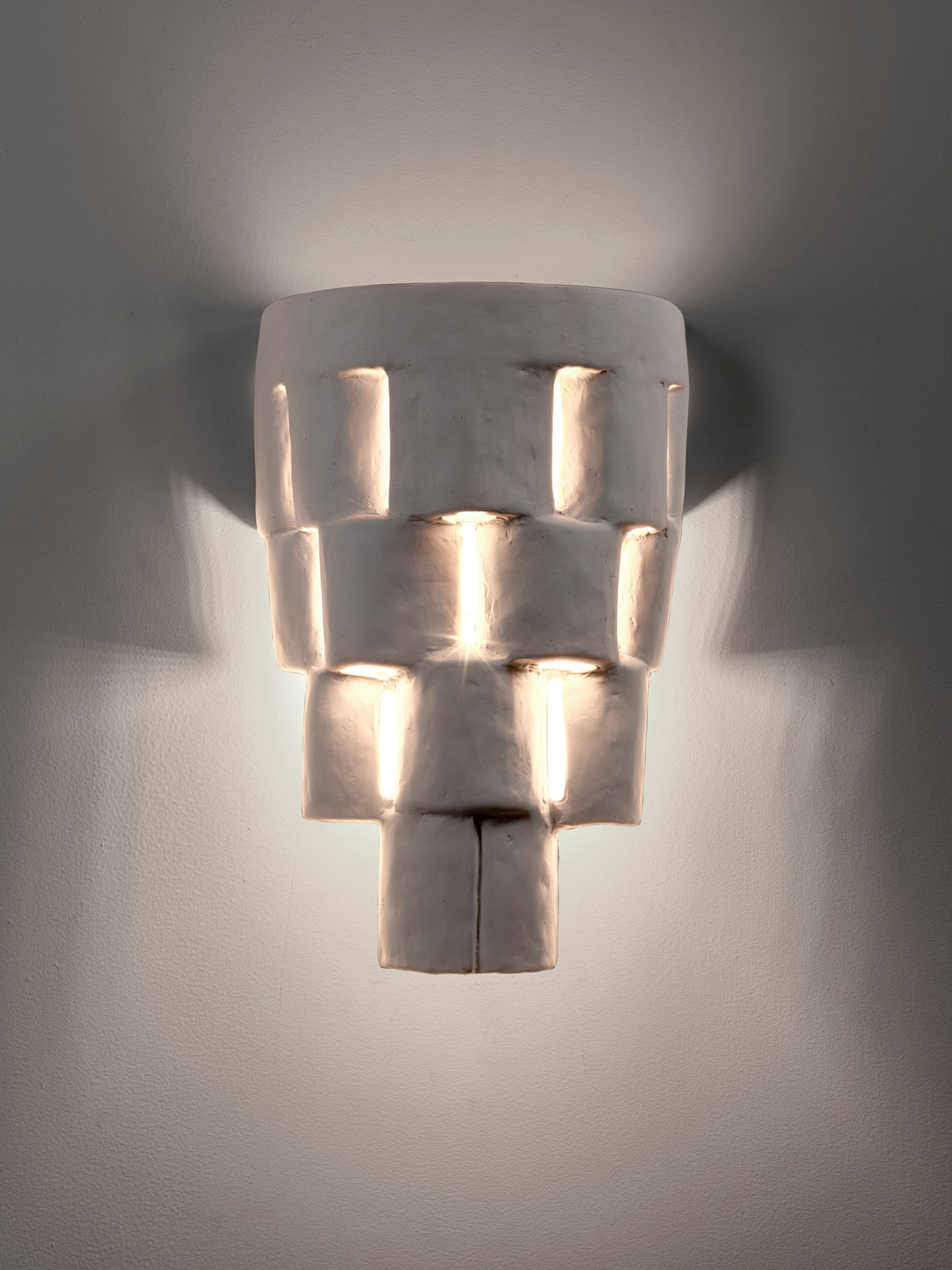 Wall light in white stoneware 30.5cm 01 Rosie - Serax