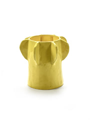 Vaso da fiori in gres giallo 25x24cm 01 S Molly - SERAX