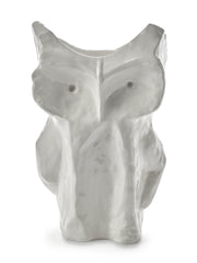 Vase hibou en grès blanc 30cm Après Minuit - Serax