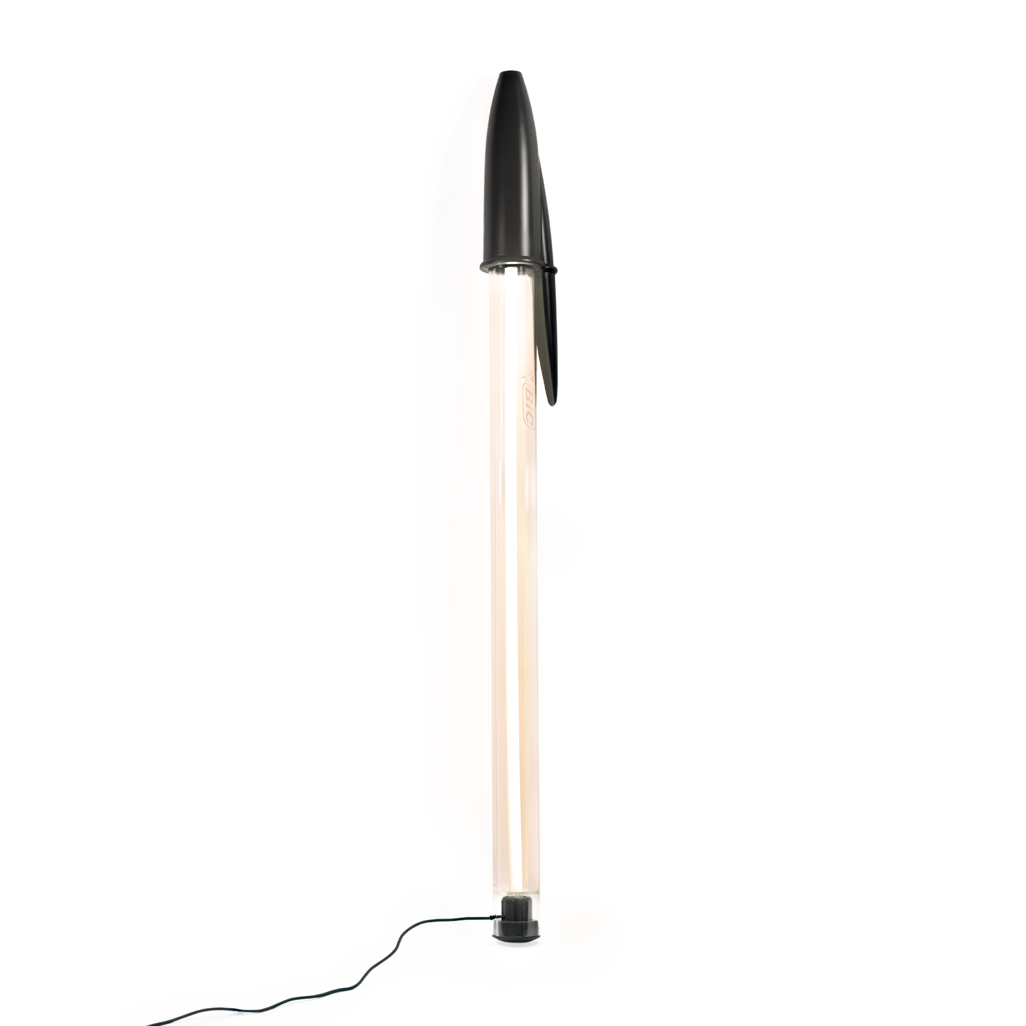 Lampe design noir 16,5x13x178cm Bic - Seletti