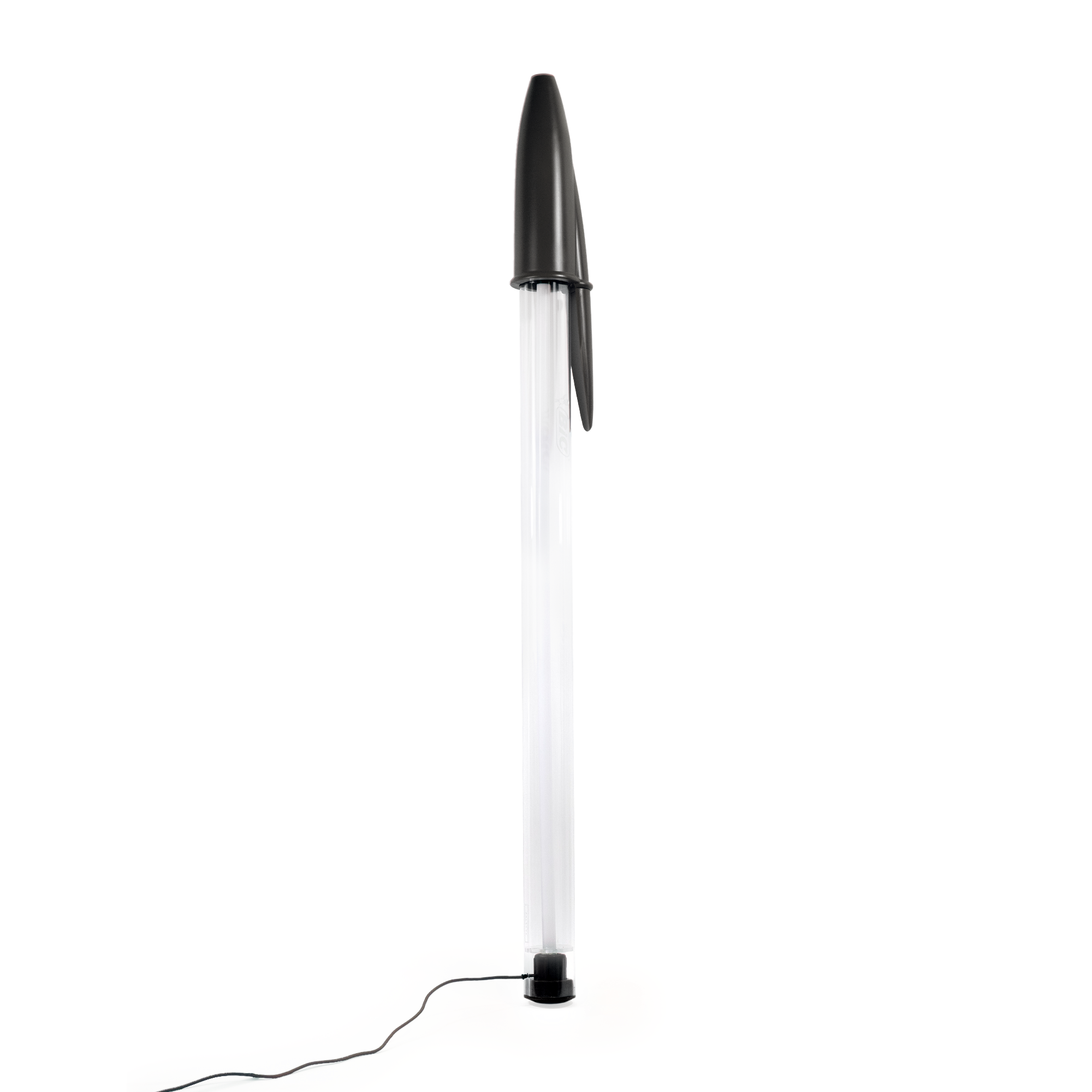 Lampe design noir 16,5x13x178cm Bic - Seletti