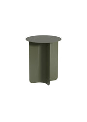 Table d'appoint ronde en acier vert 40x50cm Yaro - Metallbude