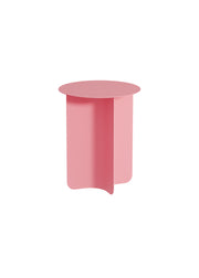 Table d'appoint ronde en acier rose 40x50cm Yaro - Metallbude