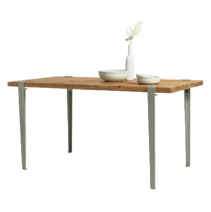 Escritorio rectangular M Noma patas eucalipto grise 75 cm - TIPTOE