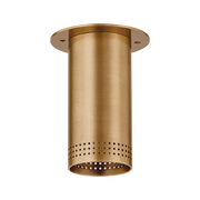 Ceiling light in patinated brass steel 12x16cm Berg - Troy Lighting