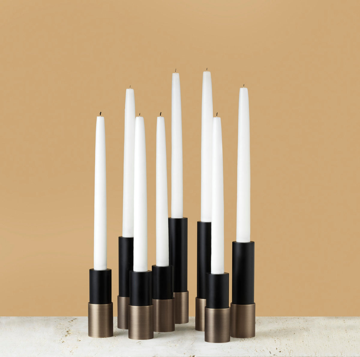 Bougeoir en laiton antique 20 cm Candlestick - Gubi