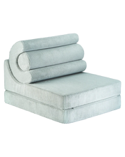 Fauteuil modulable en velours côtelé bleu 78x67x57cm Flipster - Wigiwama