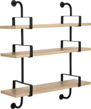 3 étagères en chêne laqué 215 cm Démon Shelf - Gubi