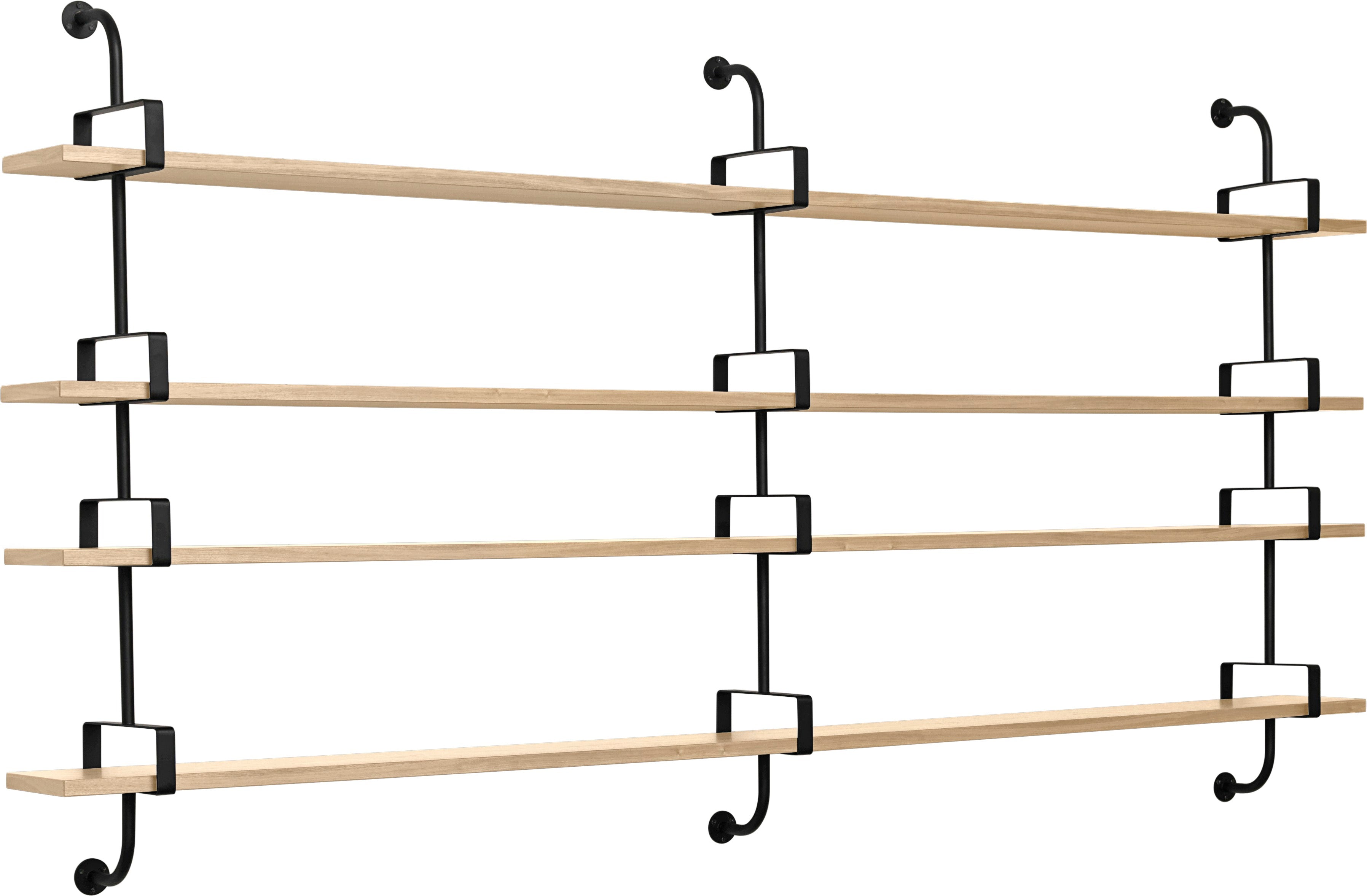 4 estantes de roble lacado 215 cm Demon Shelf - Gubi