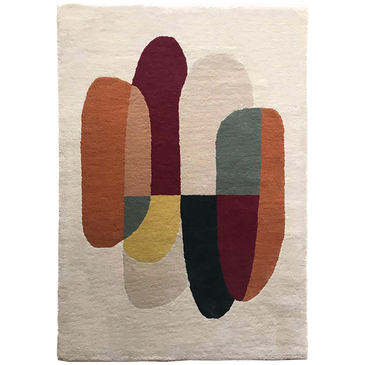 Tappeto in lana multicolore 120 x 170 cm Pluriel - Edito