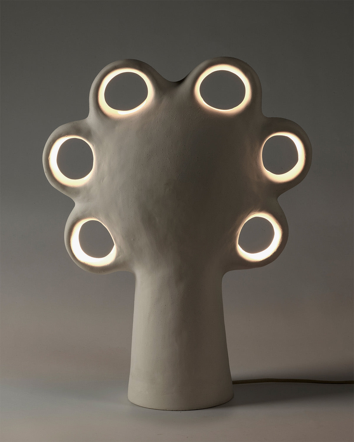 Lampe en grès beige 48,5x21x63cm Harna - SERAX