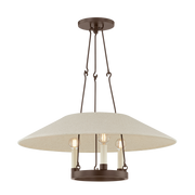 Suspension en lin bronze 64x25cm Archive - Troy Lighting