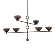 Suspension en fer or patiné noir 100x137x74cm Vishal - Troy Lighting