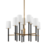 Suspension en fer laiton patiné 81x54cm Belvedere - Troy Lighting