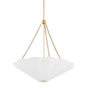 Suspension en acier laiton vieilli 71x66cm Alana - Mitzi