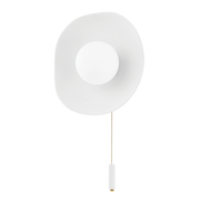 Wall light ceramic aged brass 30x30cm Bacia - Mitzi