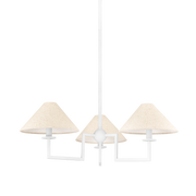 Suspension en acier blanc texturé 75x25cm Gladwyne - Mitzi
