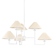 Suspension en acier blanc texturé 100x41cm Gladwyne - Mitzi