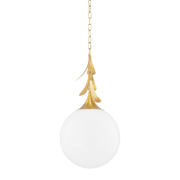 Steel Pendant with Antique Gold Leaf 35x48cm Victoria - Mitzi