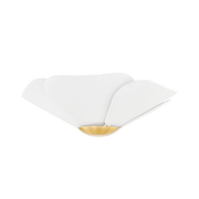Plafonnier en acier laiton vieilli 46x20cm Madeline - Mitzi