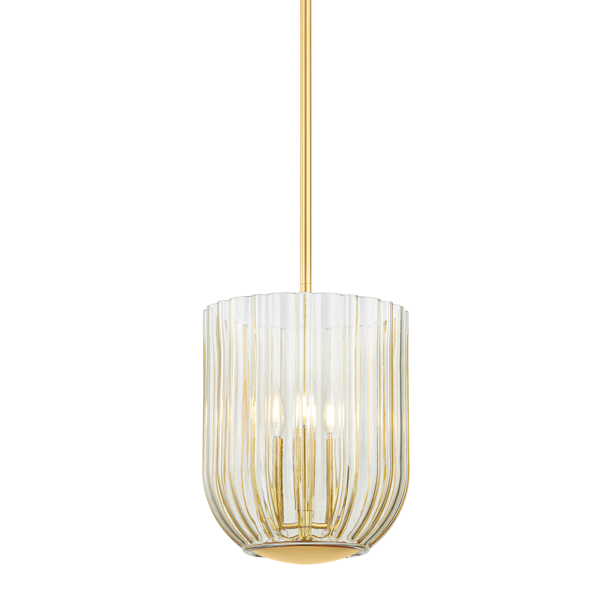 Lanterne en acier laiton vieilli 28x36cm Cece - Mitzi
